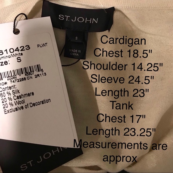 NWT St John sequined sweater set - Picture 8 of 8